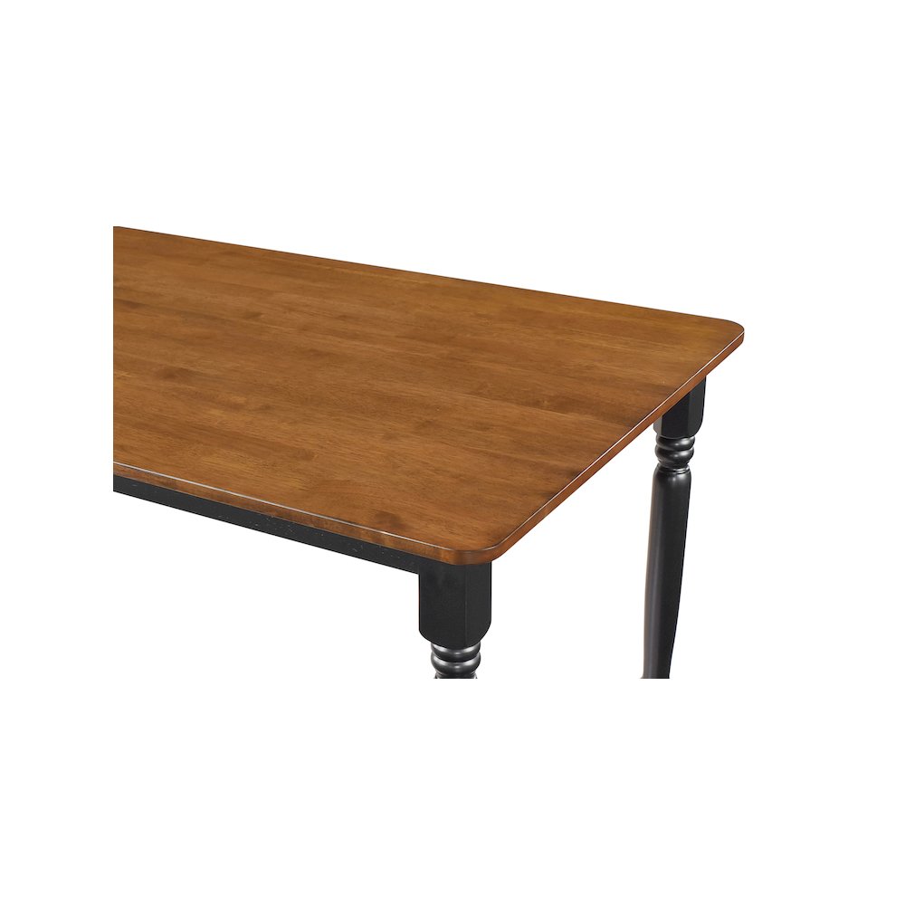 Hollyoak Rectangular 63-inch Wood Dining Table Walnut. Picture 9