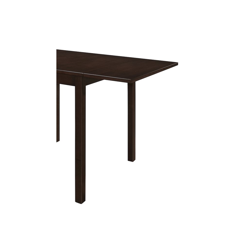 Kelso 3-piece Drop Leaf Dining Table Set Cappuccino and Tan. Picture 14