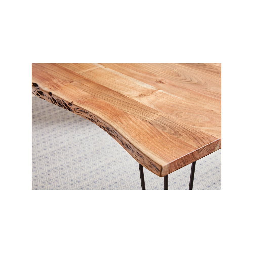 Sherman 71-inch Live Edge Dining Table Natural Acacia. Picture 10