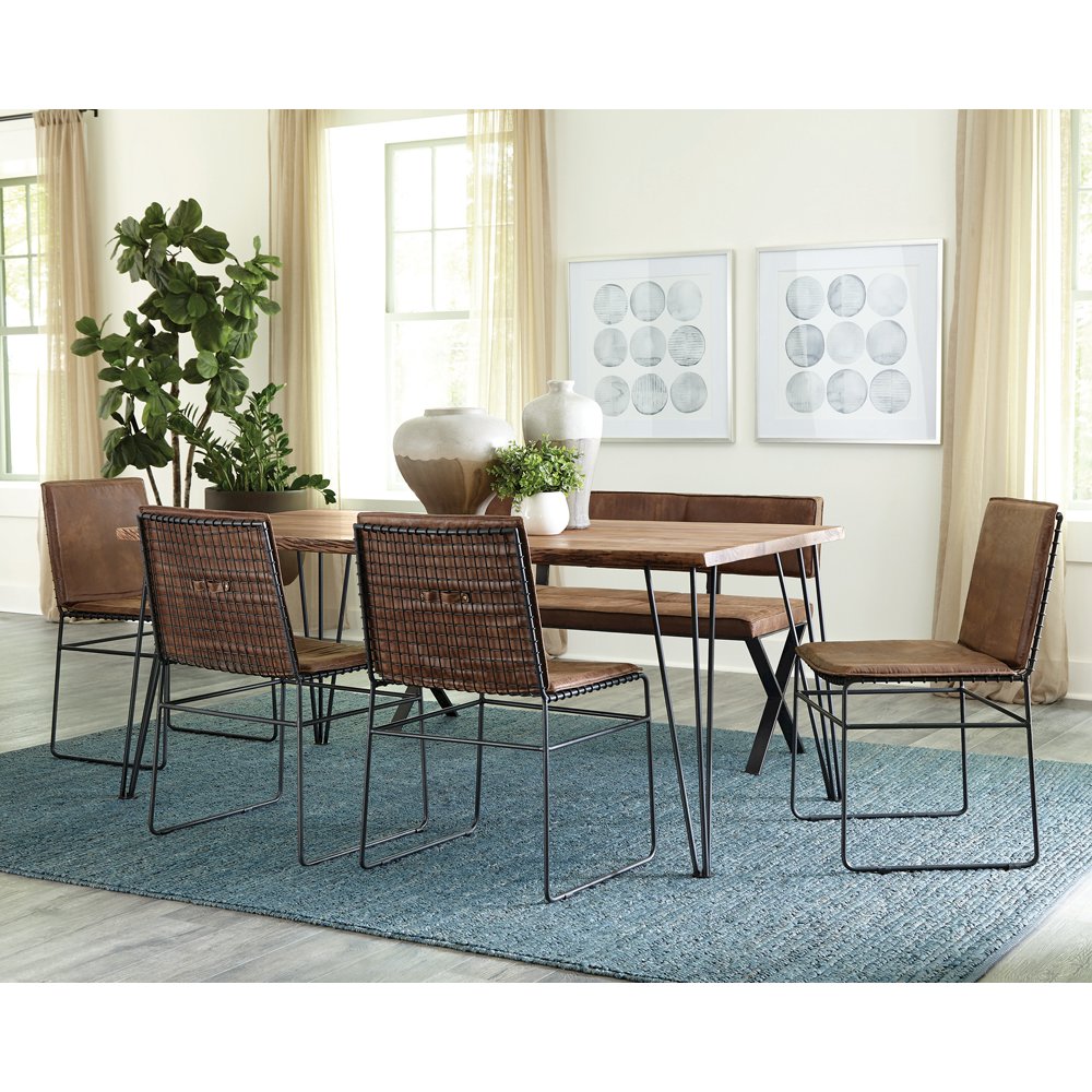 Sherman 71-inch Live Edge Dining Table Natural Acacia. Picture 8