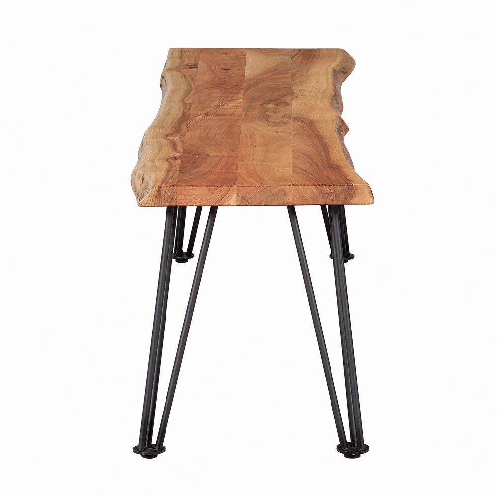 Sherman Wood Dining Bench Natural Acacia. Picture 4