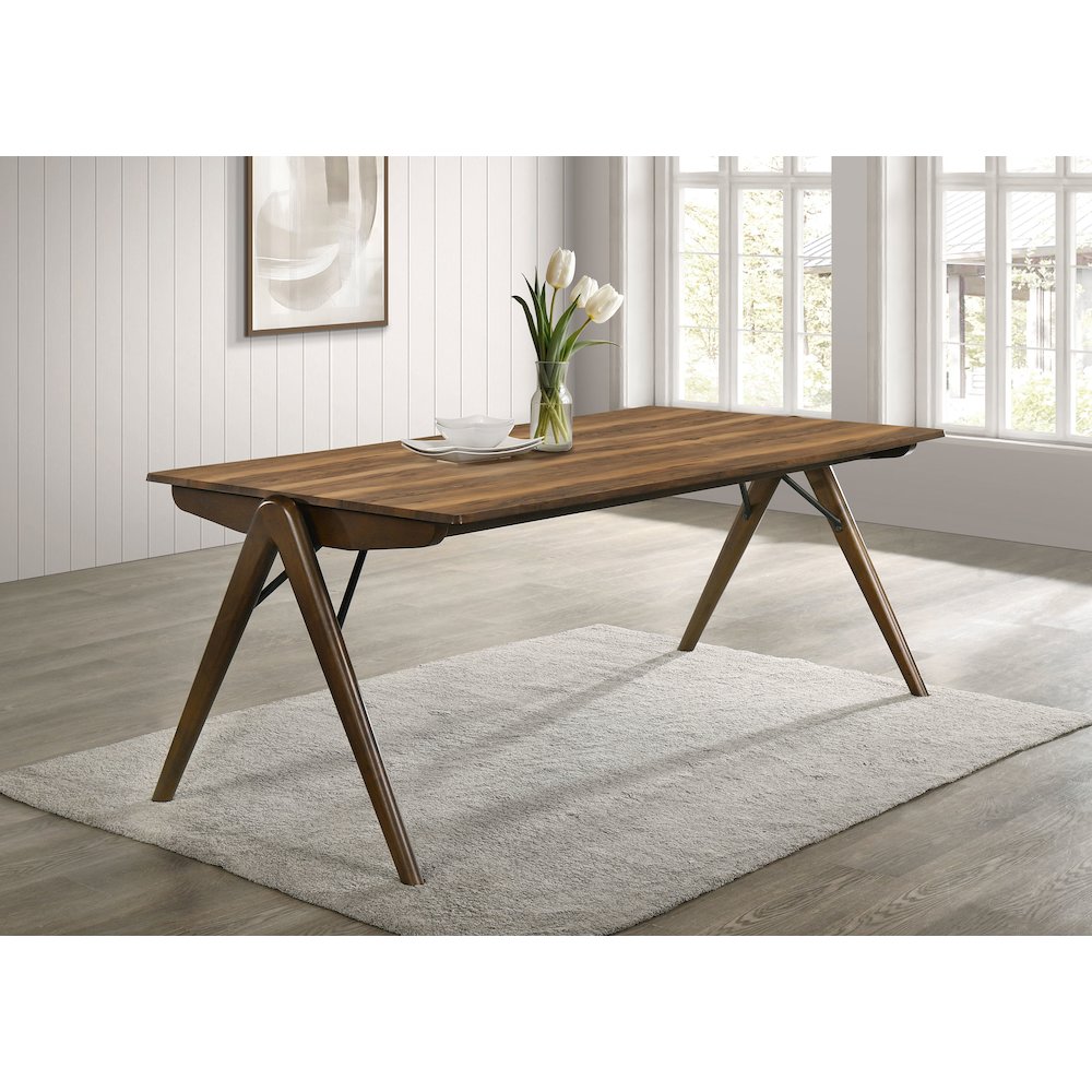 Randolph 79-inch Rectangular Dining Table Sheesham and Brown. Picture 2