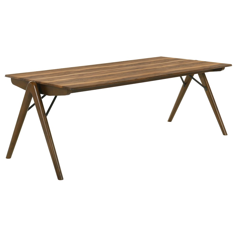 Randolph 79-inch Rectangular Dining Table Sheesham and Brown. Picture 1