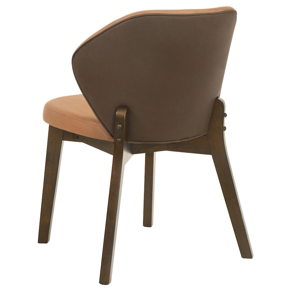 Randolph Dining Side Chair Butterscotch and Brown (Set of 2). Picture 7