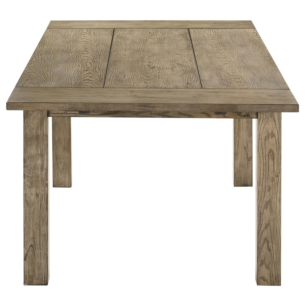 Cardova 87-inch Solid Wood Extension Dining Table Vineyard Oak. Picture 7