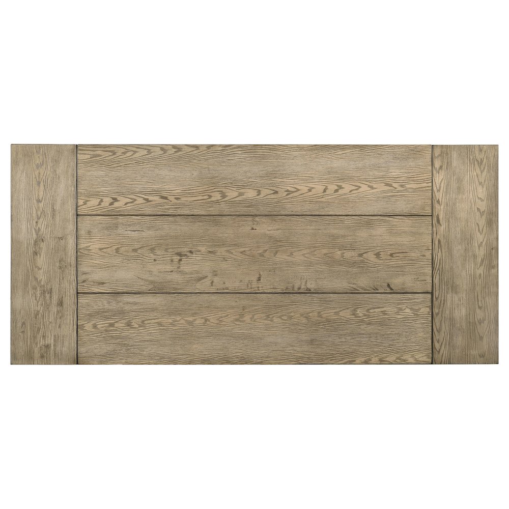 Cardova 87-inch Solid Wood Extension Dining Table Vineyard Oak. Picture 11