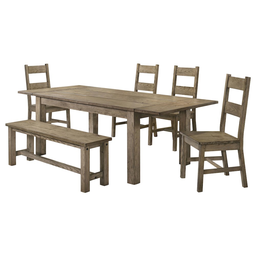 Cardova 6-piece Extension Table Dining Set Vineyard Oak. Picture 2