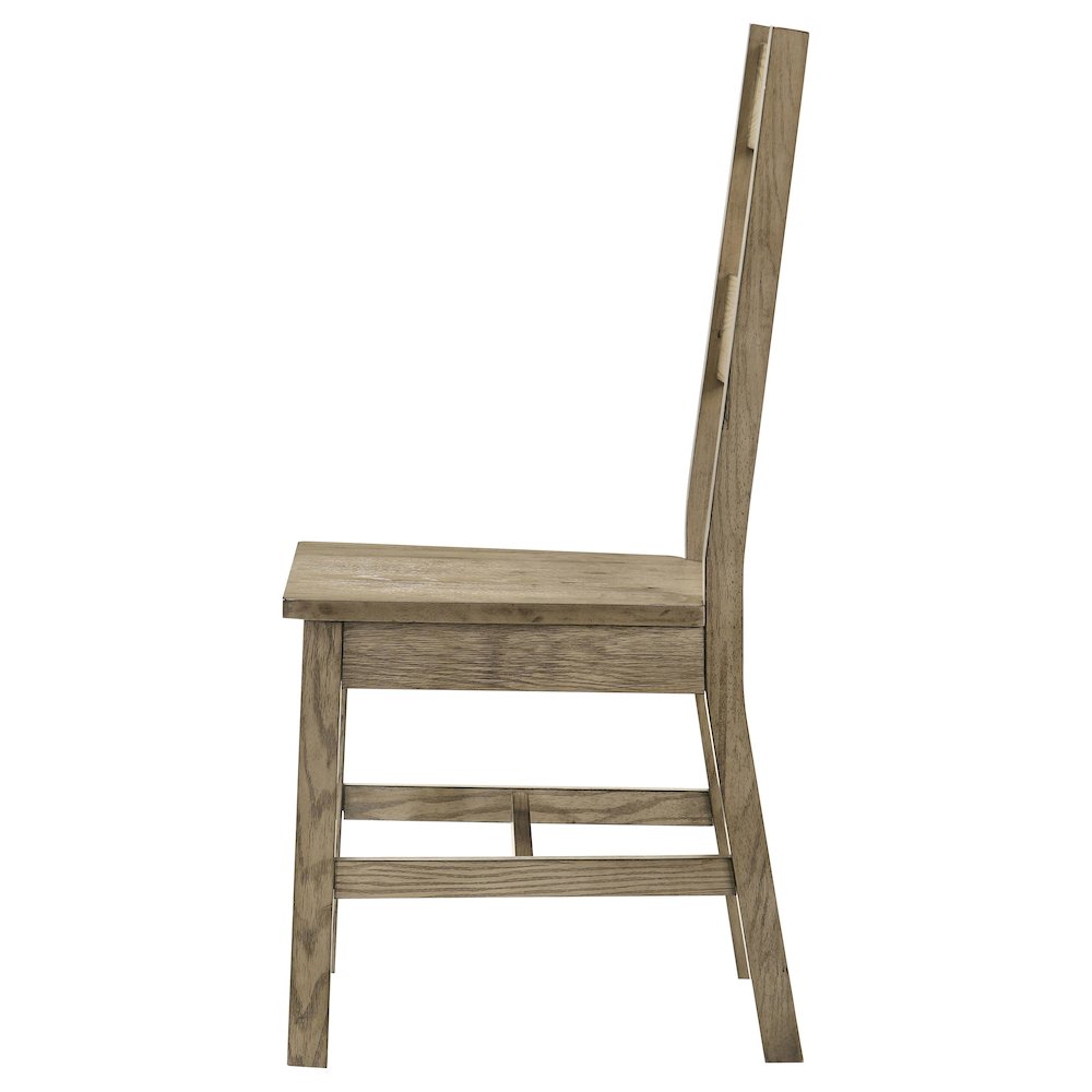 Cardova Solid Wood Dining Side Chair Vineyard Oak (Set of 2). Picture 6