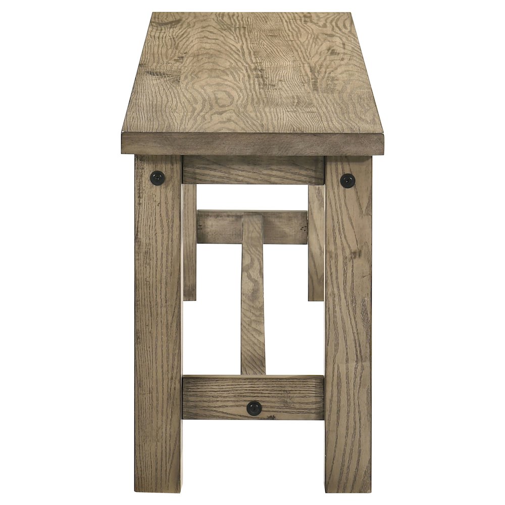 Cardova 51-inch Solid Wood Dining Bench Vineyard Oak. Picture 5