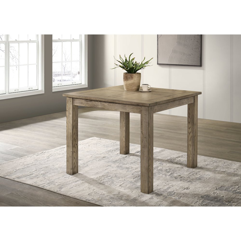 Cardova Square Counter Height Dining Table Vineyard Oak. Picture 2
