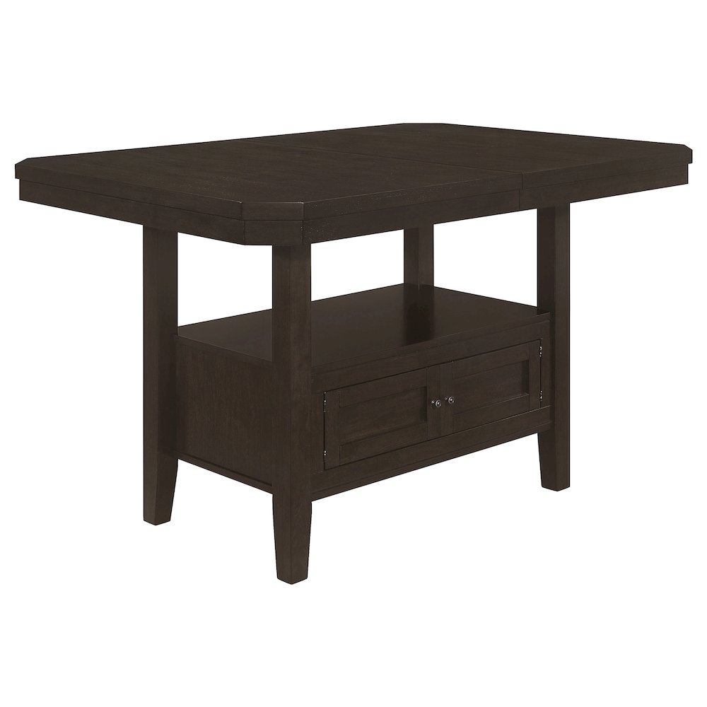 Prentiss 78-inch Extension Counter Dining Table Cappuccino. Picture 2