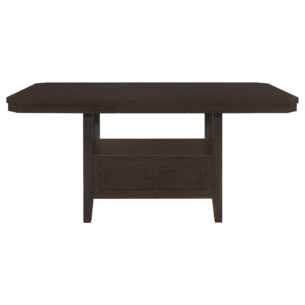 Prentiss 78-inch Extension Counter Dining Table Cappuccino. Picture 4