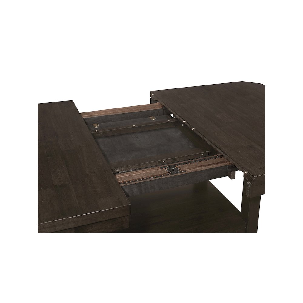 Prentiss 78-inch Extension Counter Dining Table Cappuccino. Picture 9