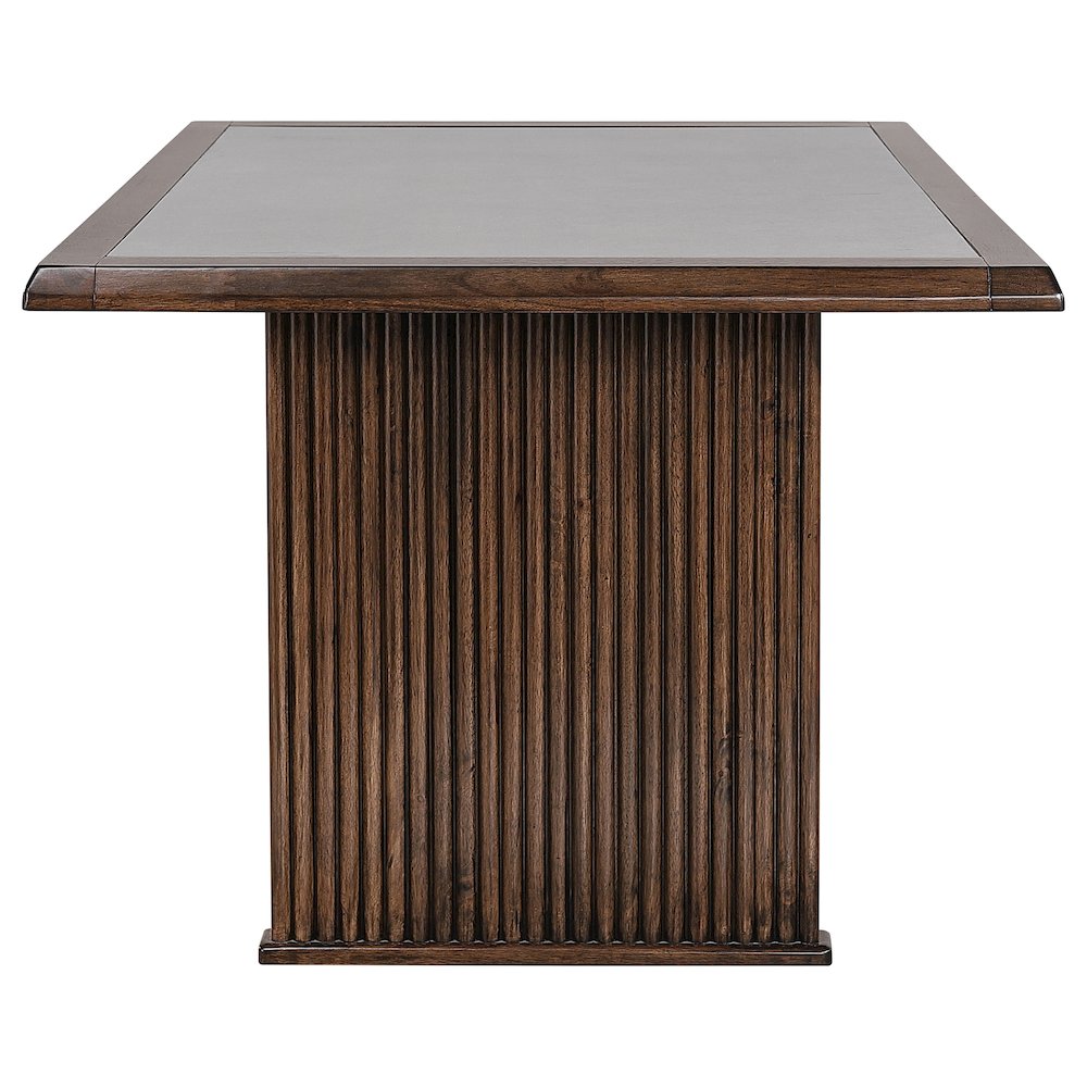 Sherwood 72-inch Rectangular Dining Table Brown. Picture 4