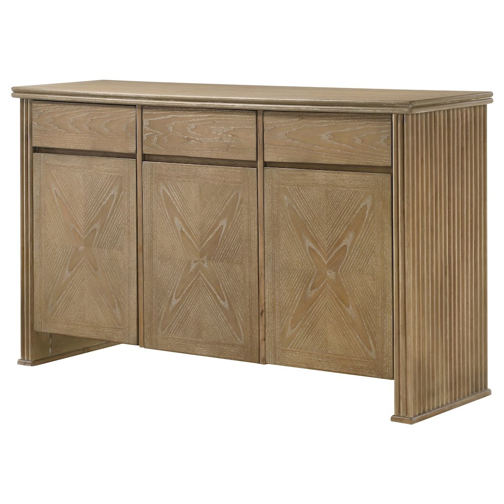 Adina 2-door 59-inch Sideboard Server Distressed Light Brown. Picture 5