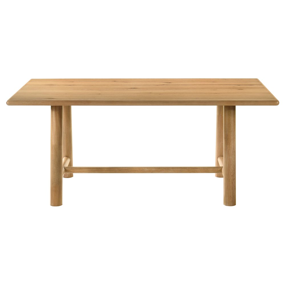 Duncan 71-inch Rectangular Wood Dining Room Table Washed Oak. Picture 3