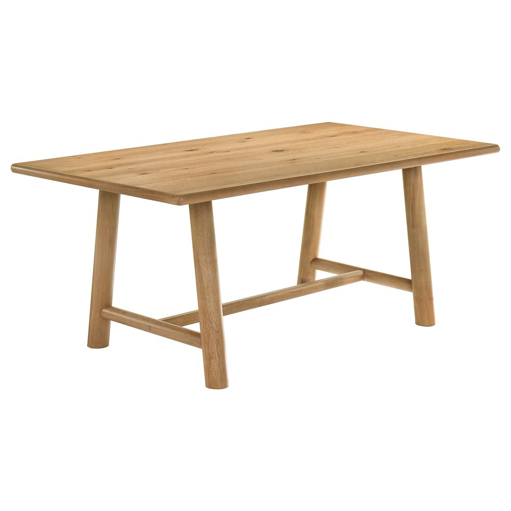 Duncan 7-piece Rectangular Wood Dining Table Set Washed Oak. Picture 3
