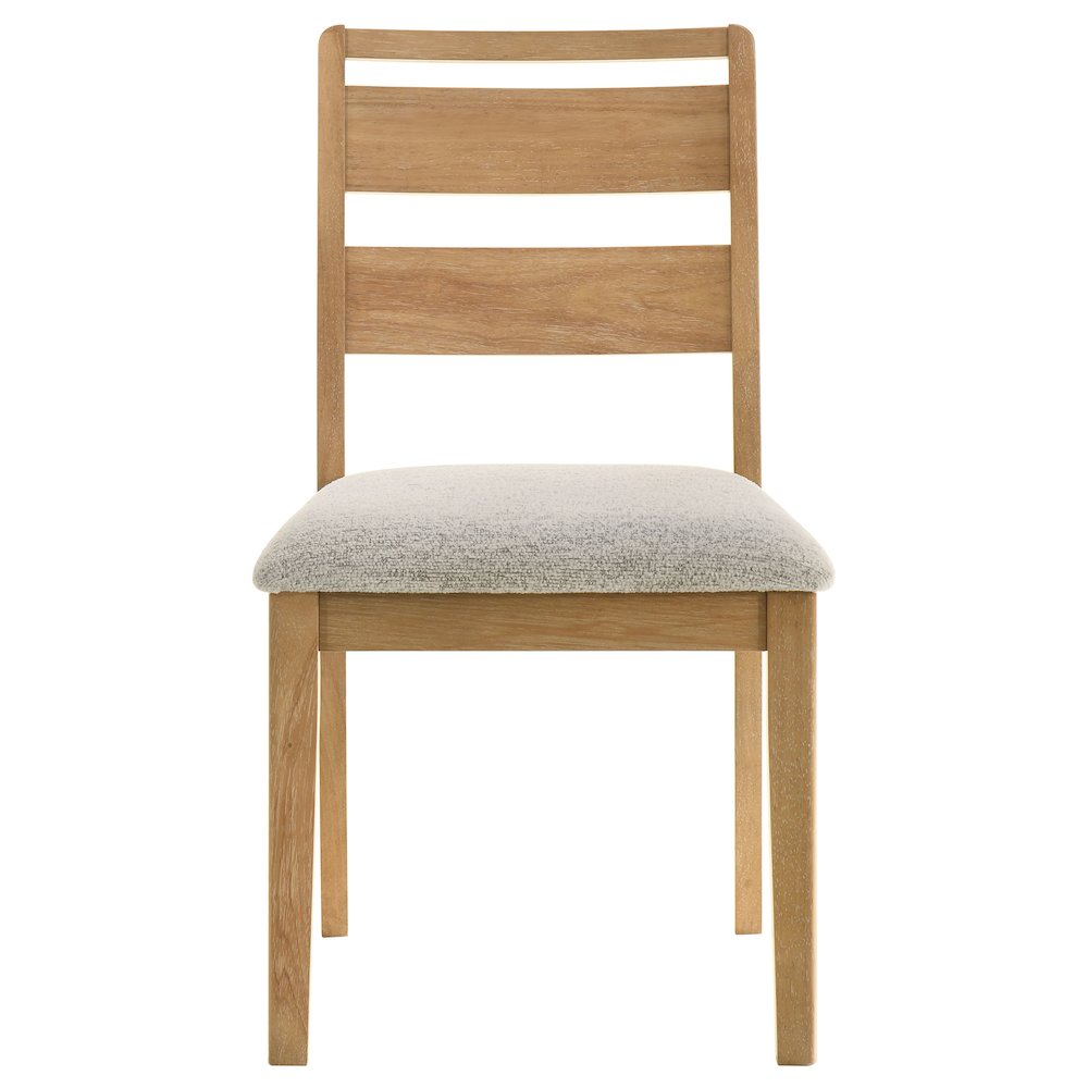 Duncan Ladder Back Dining Side Chair Washed Oak (Set of 2). Picture 4