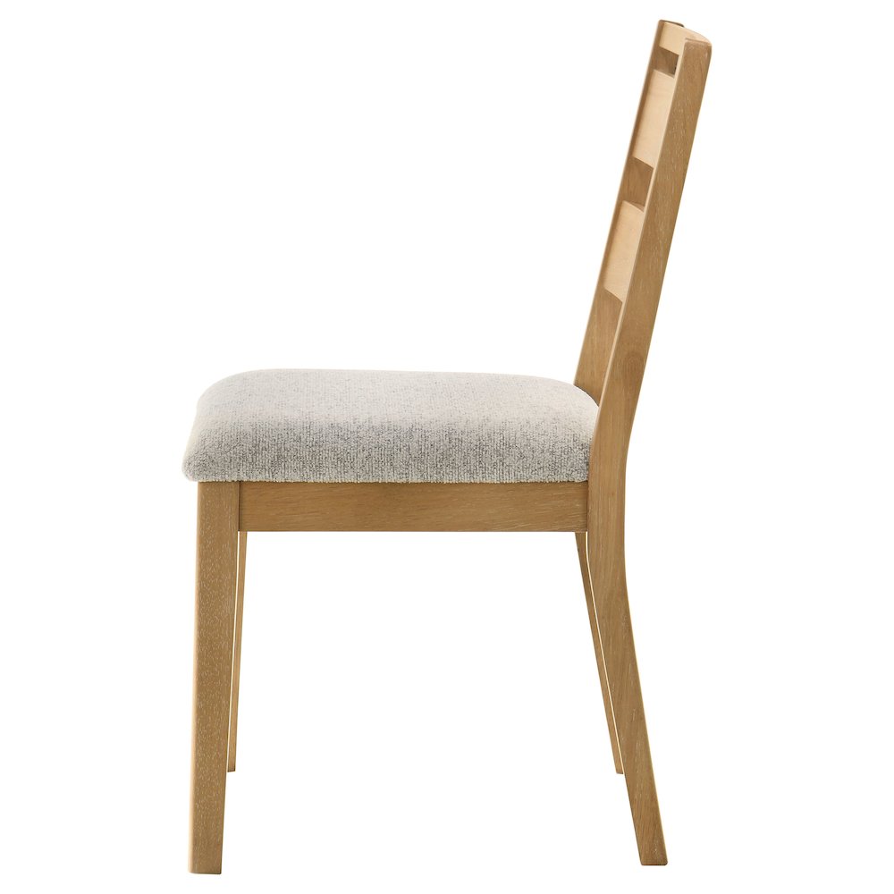 Duncan Ladder Back Dining Side Chair Washed Oak (Set of 2). Picture 6