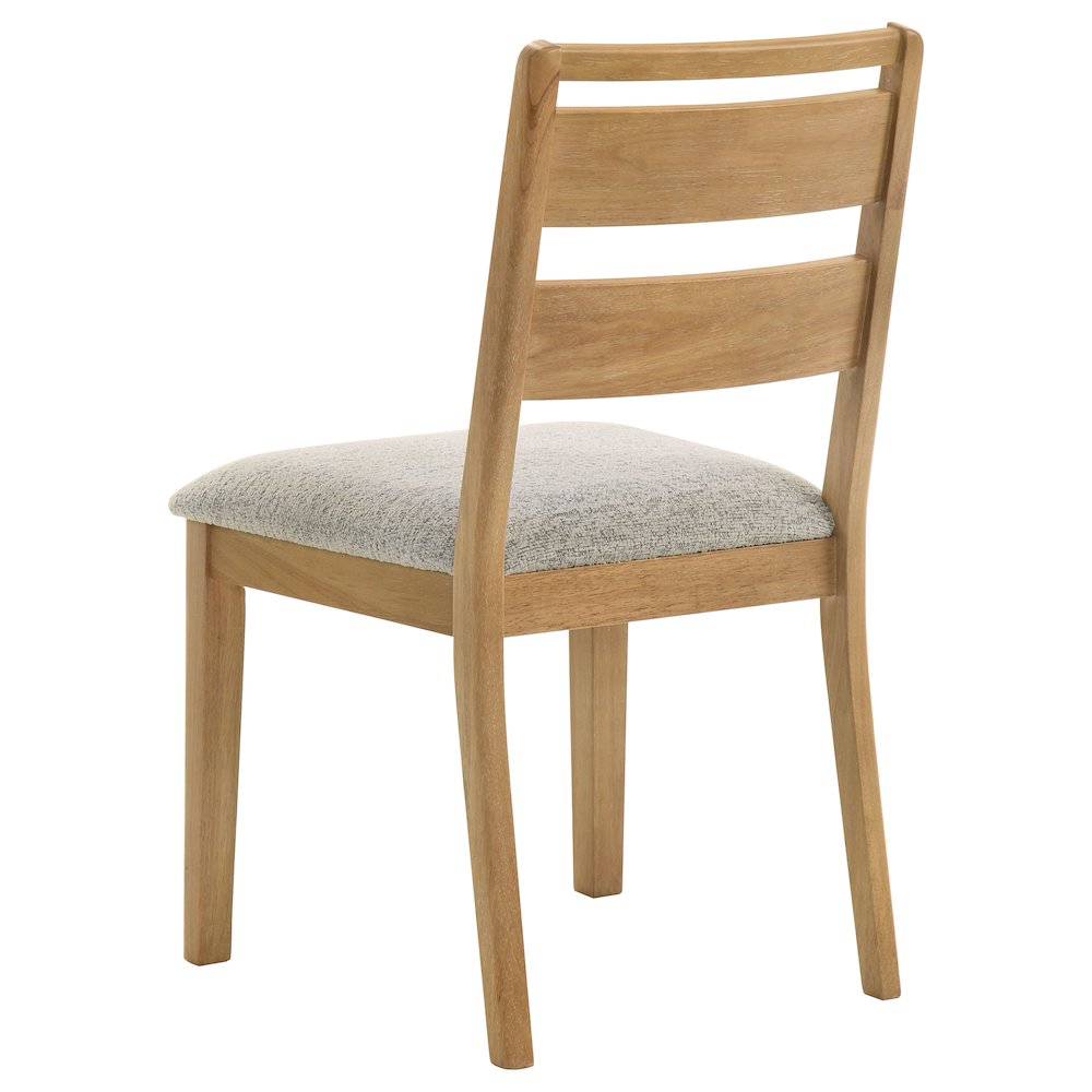 Duncan Ladder Back Dining Side Chair Washed Oak (Set of 2). Picture 7