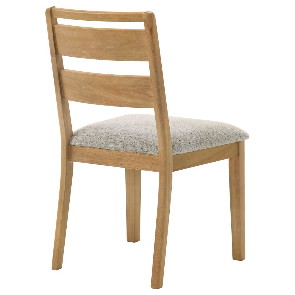 Duncan Ladder Back Dining Side Chair Washed Oak (Set of 2). Picture 8