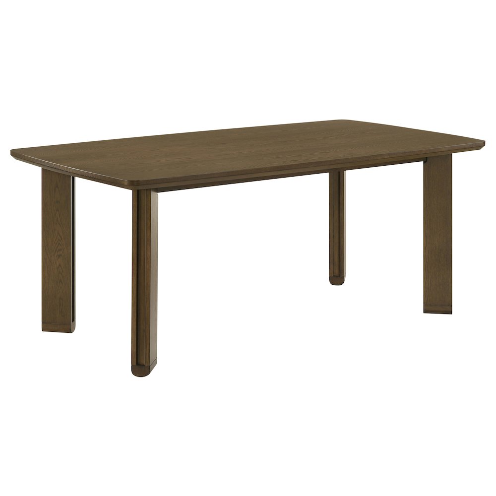 Ottowa 7-piece Rectangular Wood Dining Room Table Set Brown. Picture 3
