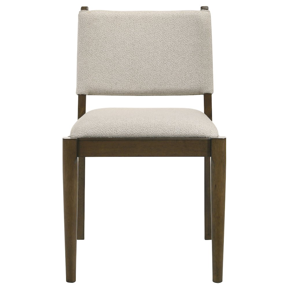 Ottowa Upholstered Dining Side Chair Brown (Set of 2). Picture 4