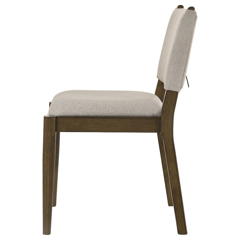 Ottowa Upholstered Dining Side Chair Brown (Set of 2). Picture 6