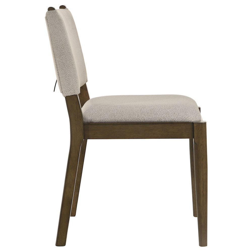 Ottowa Upholstered Dining Side Chair Brown (Set of 2). Picture 9