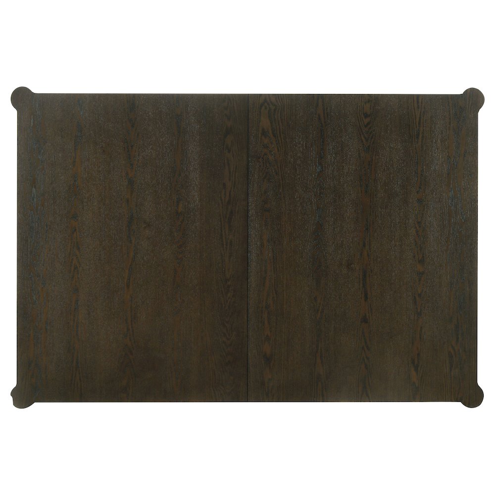 Reseda 81-inch Extension Leaf Dining Table Ash Brown. Picture 10