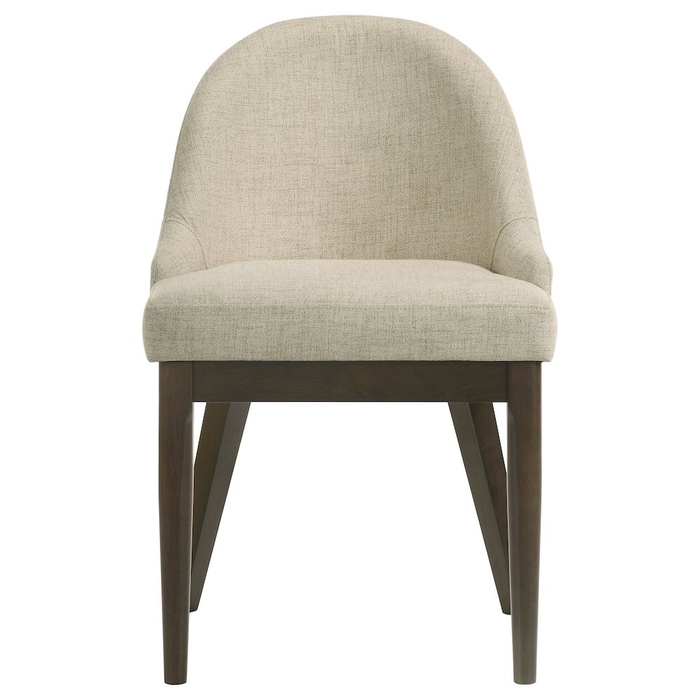 Reseda Upholstered Dining Side Chair Oatmeal (Set of 2). Picture 4