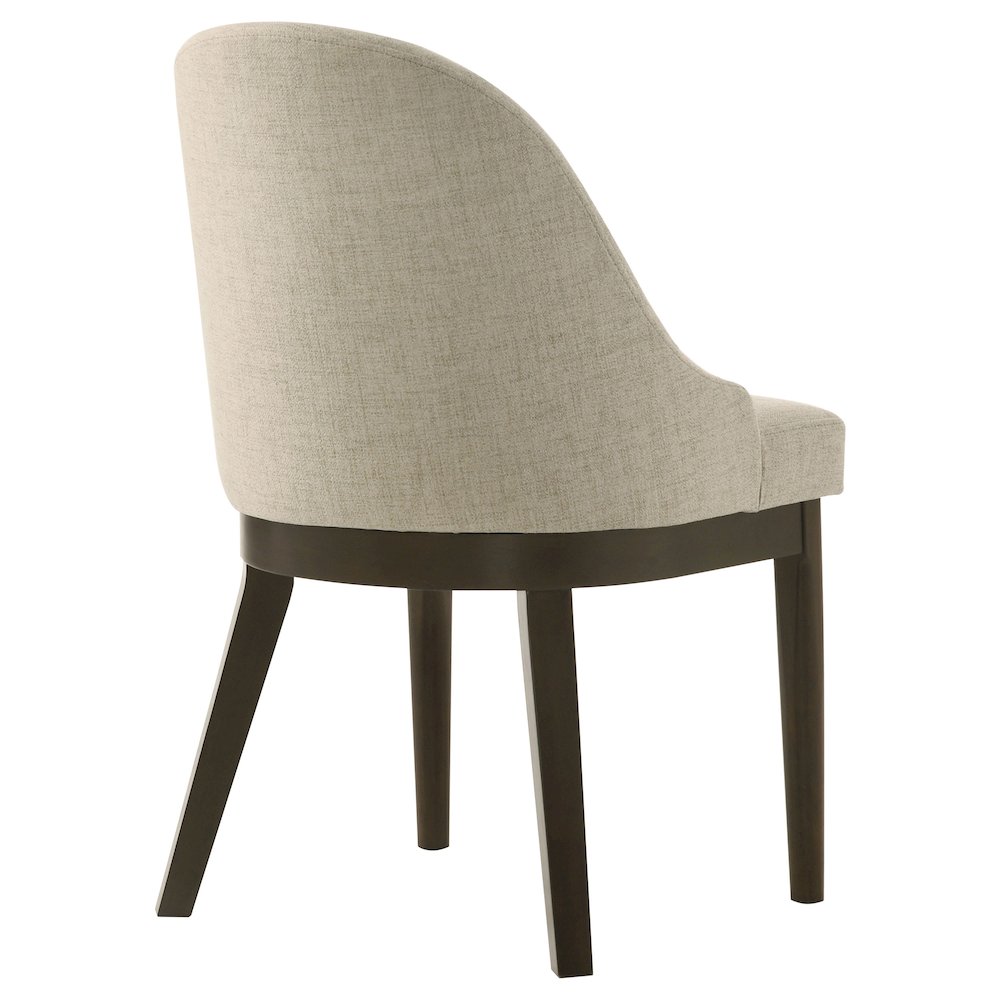 Reseda Upholstered Dining Side Chair Oatmeal (Set of 2). Picture 8