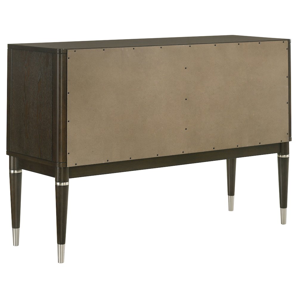 Reseda 4-door Dining Sideboard Server with Shelves Ash Brown. Picture 7