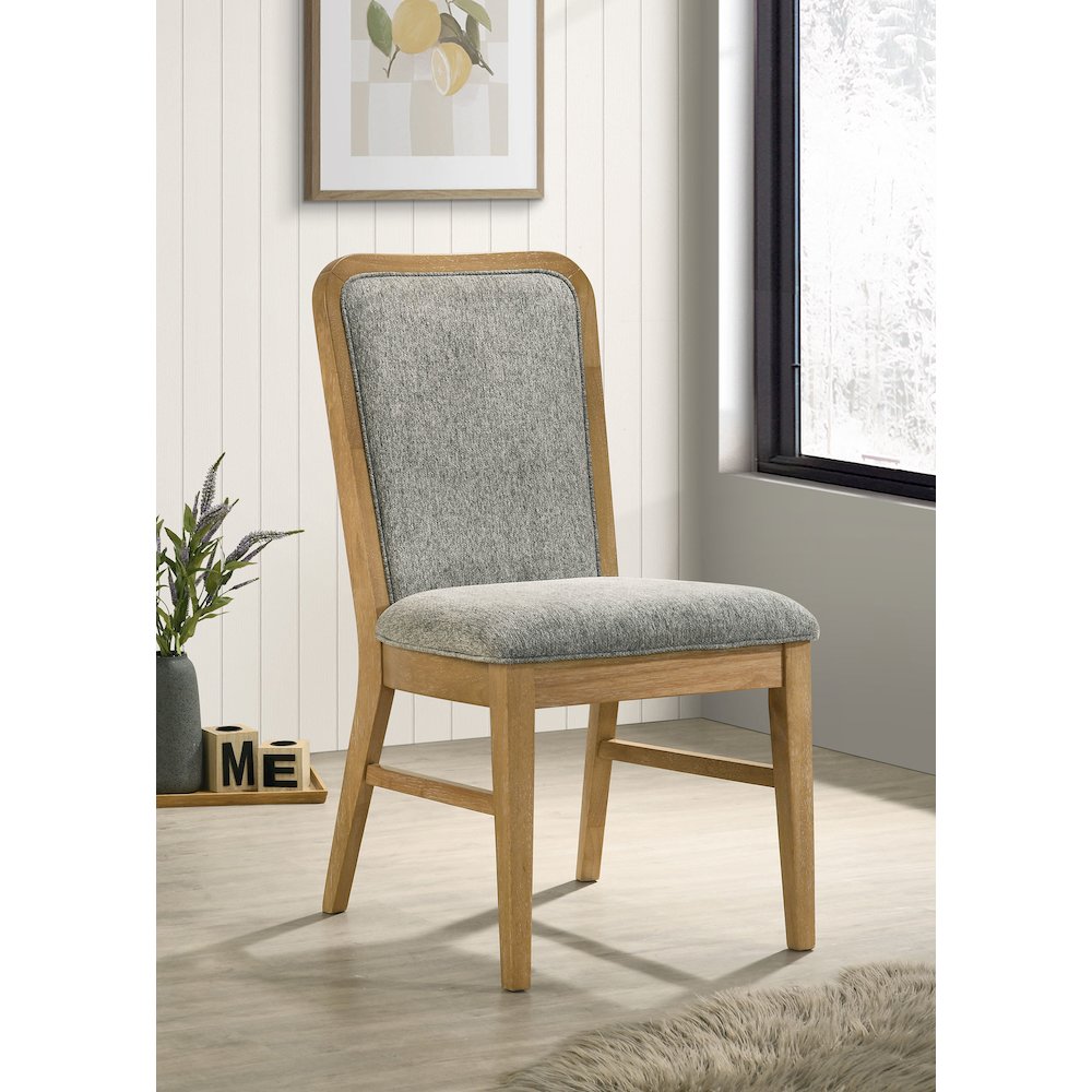 Croyden Dining Side Chair Weathered Natural (Set of 2). Picture 2