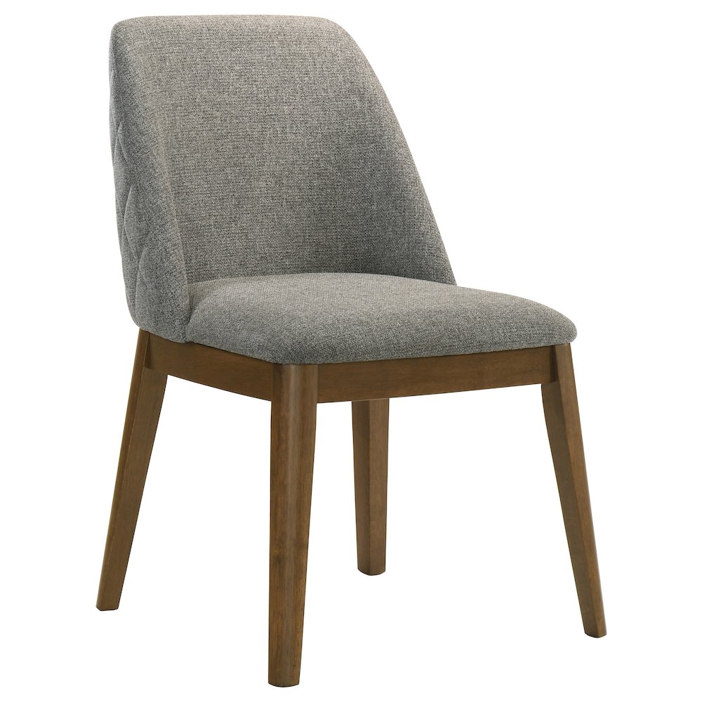 Franklin Upholstered Dining Side Chair Grey (Set of 2). Picture 3