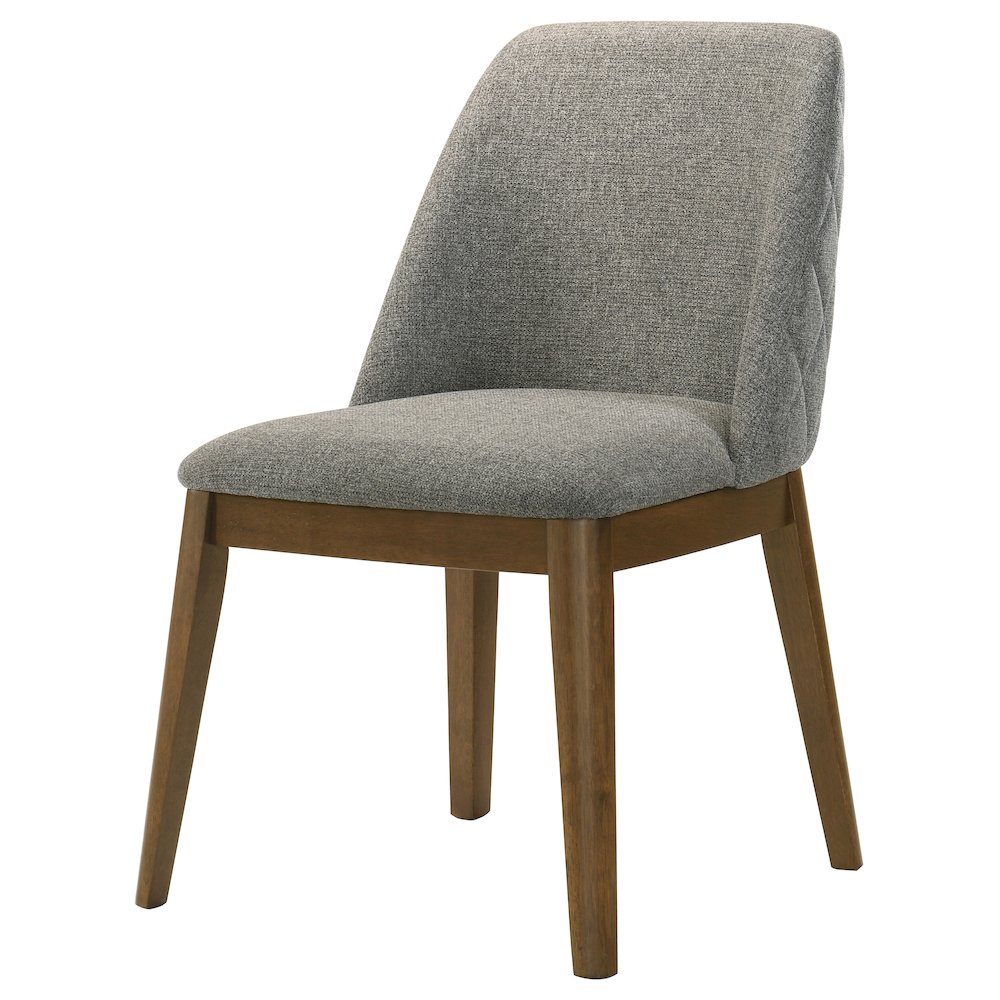 Franklin Upholstered Dining Side Chair Grey (Set of 2). Picture 5