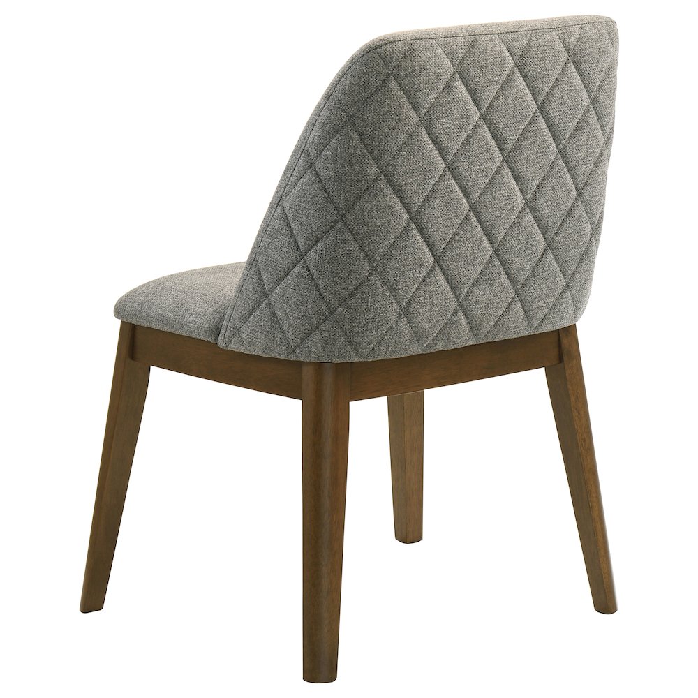 Franklin Upholstered Dining Side Chair Grey (Set of 2). Picture 7