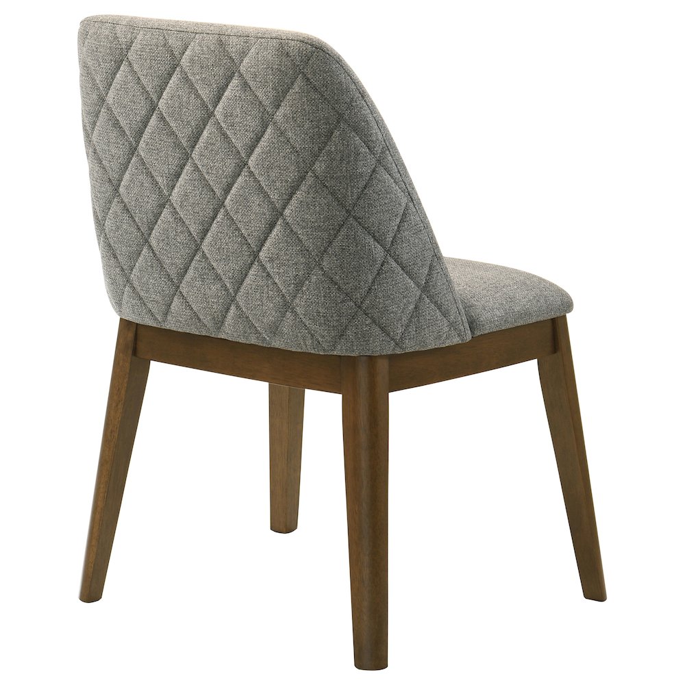 Franklin Upholstered Dining Side Chair Grey (Set of 2). Picture 8