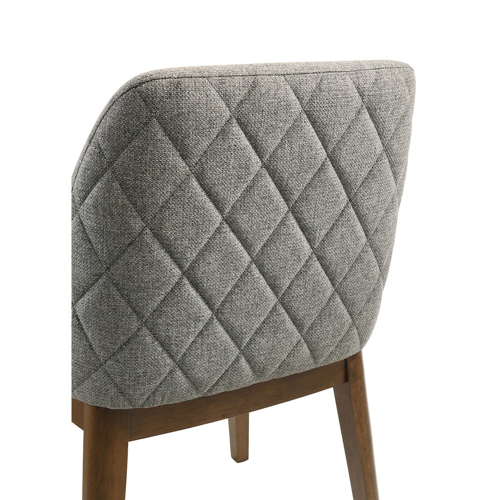 Franklin Upholstered Dining Side Chair Grey (Set of 2). Picture 10