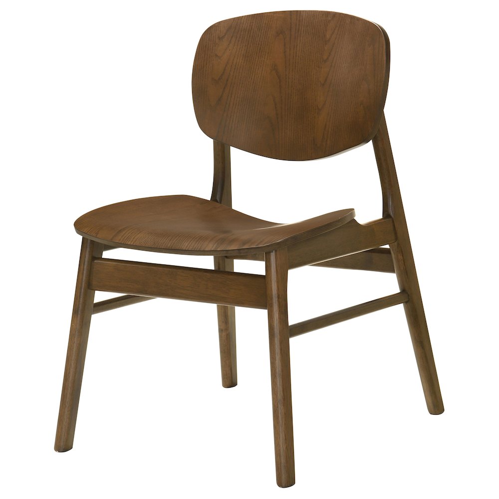 Benford Dining Side Chair Wood Seat Dark Brown (Set of 2). Picture 5
