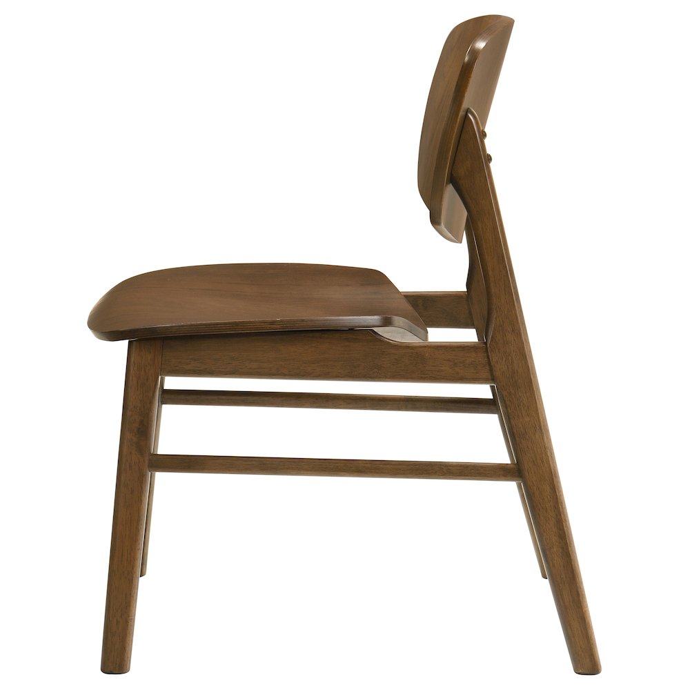 Benford Dining Side Chair Wood Seat Dark Brown (Set of 2). Picture 6