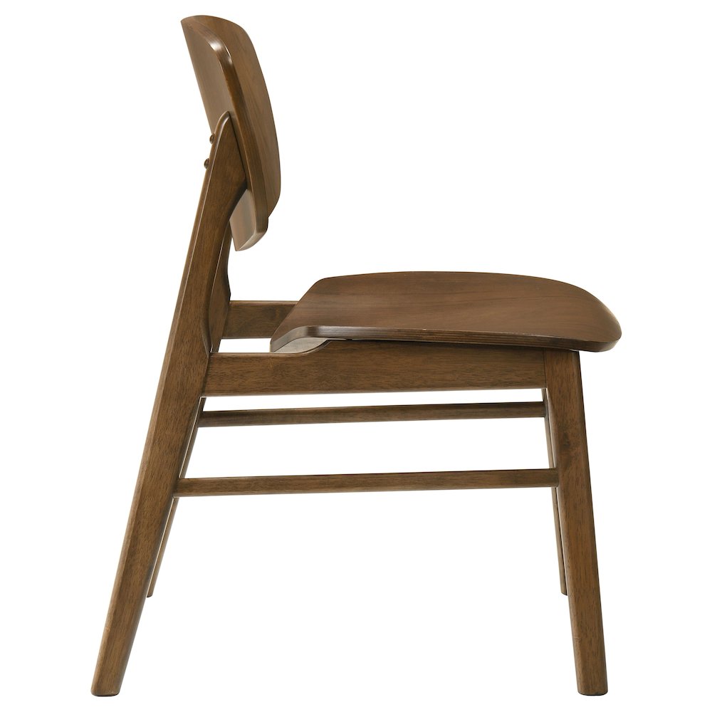 Benford Dining Side Chair Wood Seat Dark Brown (Set of 2). Picture 9