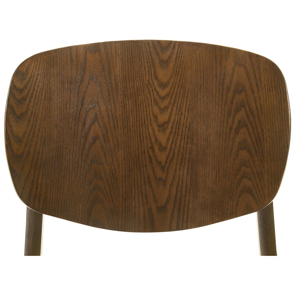 Benford Dining Side Chair Wood Seat Dark Brown (Set of 2). Picture 10