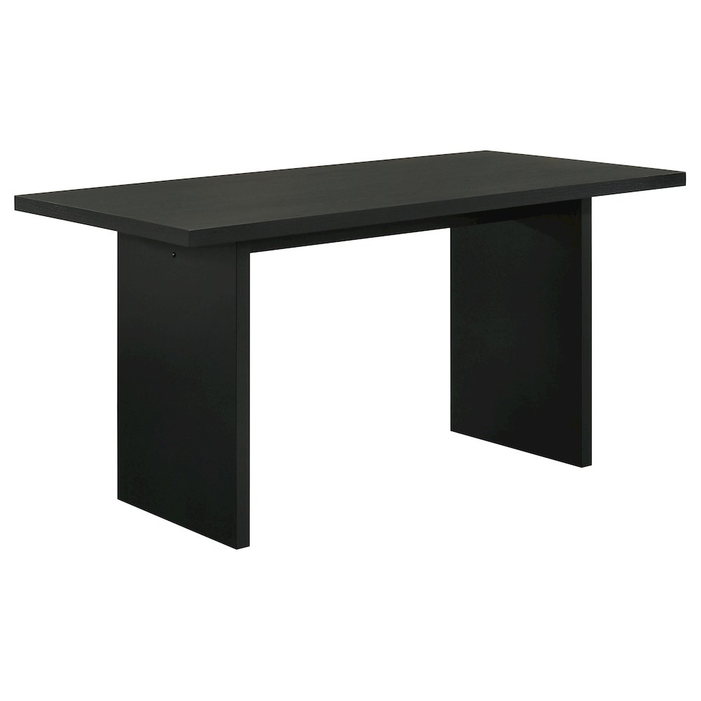 Decker 70-inch Rectangular Wood Counter Height Dining Table Black. Picture 1