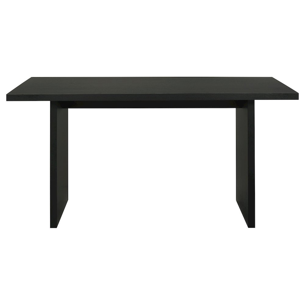 Decker 70-inch Rectangular Wood Counter Height Dining Table Black. Picture 3