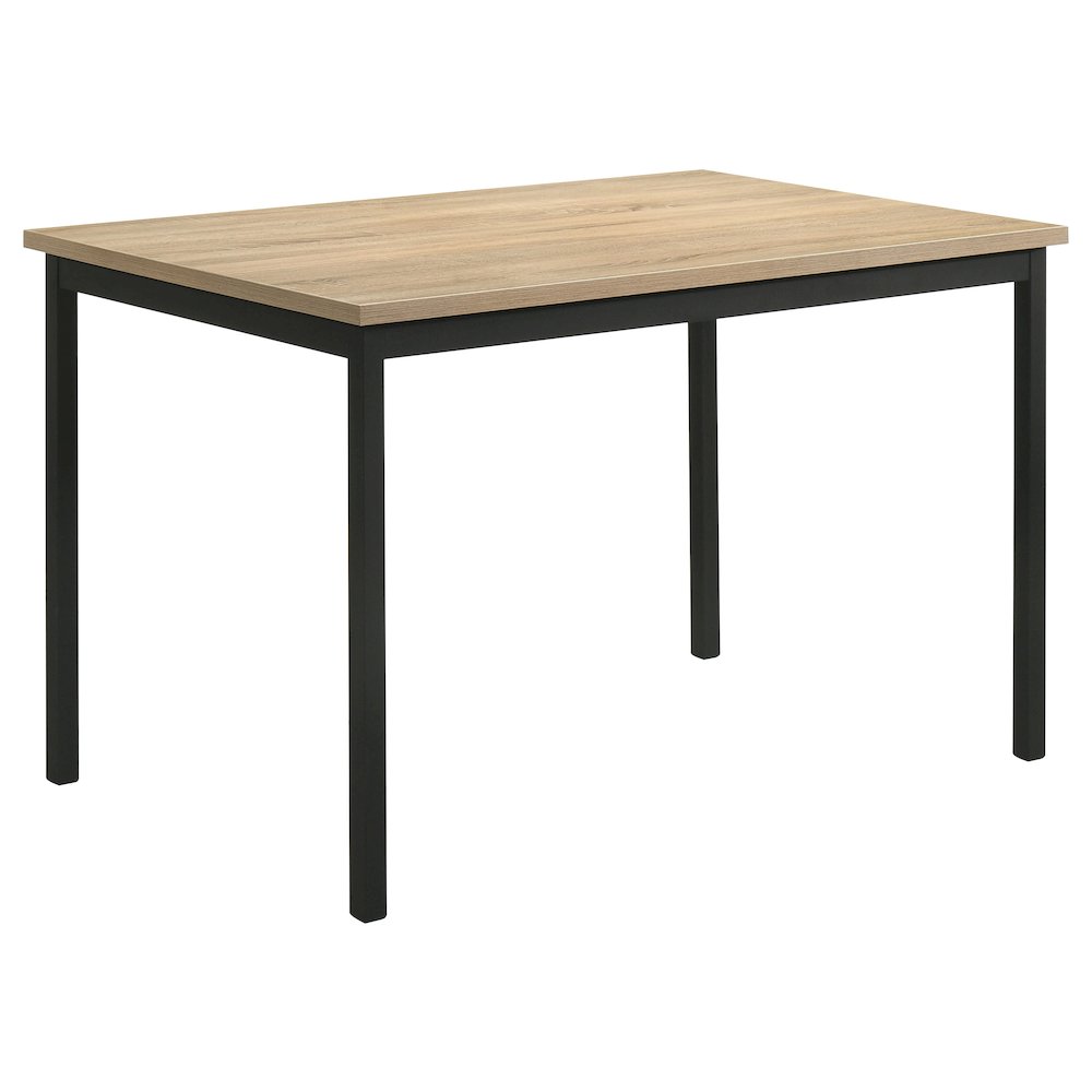 Garza Rectangular 48-inch Dining Table Greige Oak. Picture 1
