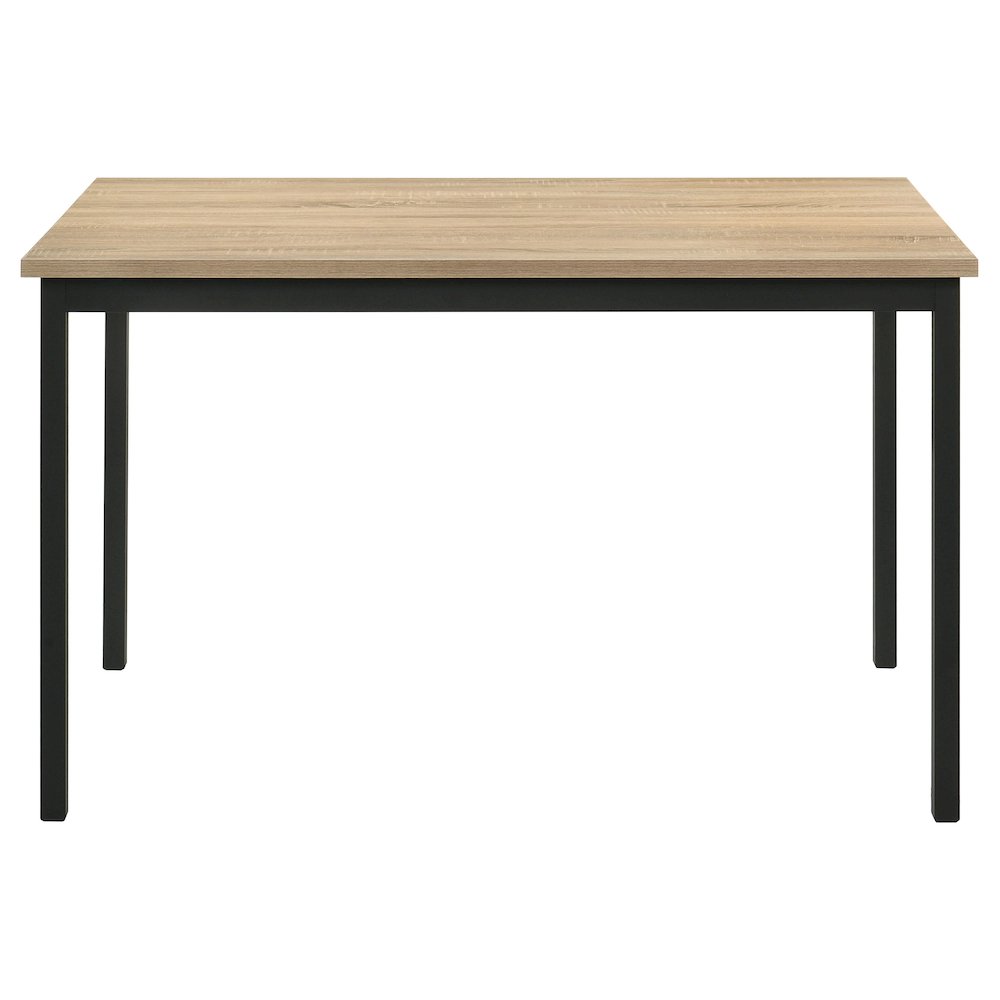 Garza Rectangular 48-inch Dining Table Greige Oak. Picture 3