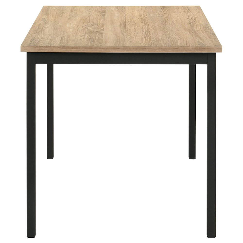 Garza Rectangular 48-inch Dining Table Greige Oak. Picture 4