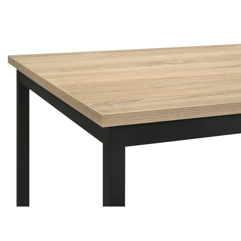 Garza Rectangular 48-inch Dining Table Greige Oak. Picture 6