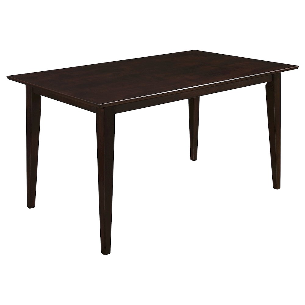 Gabriel Rectangular 59-inch Wood Dining Table Cappuccino. Picture 2